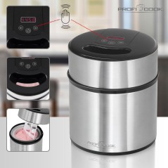 ProfiCook Sorbetblender 1.8liter 12W Rustfrit stål